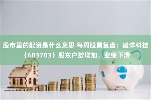 股市里的配资是什么意思 每周股票复盘：盛洋科技（603703）股东户数增加，业绩下滑