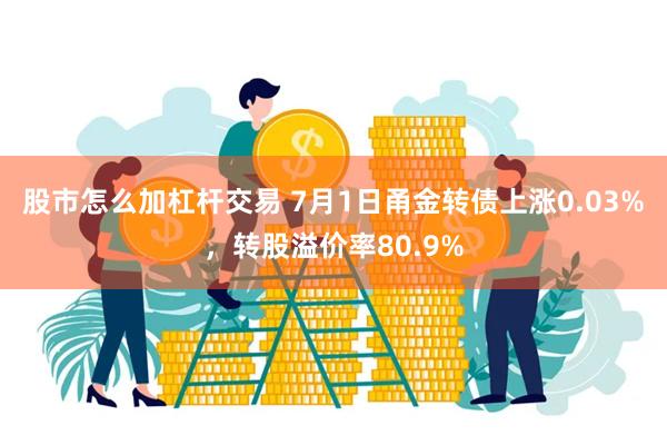 股市怎么加杠杆交易 7月1日甬金转债上涨0.03%，转股溢价率80.9%